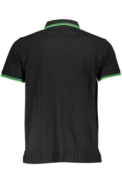 U.S. Grand Polo - Black Cotton Men Polo Shirt