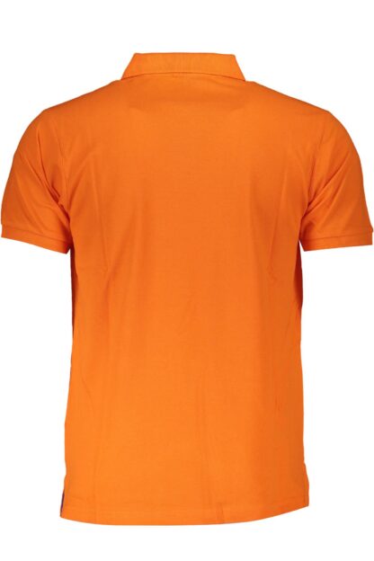 U.S. Grand Polo - Orange Cotton Men Polo Shirt