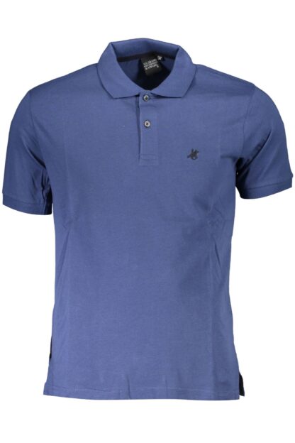 U.S. Grand Polo - Blue Cotton Men Polo Shirt