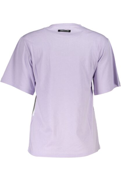 Cavalli Class - Purple Cotton Women T-Shirt