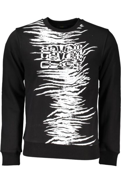 Cavalli Class - Black Cotton Men Sweater