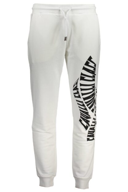 Cavalli Class - White Cotton Men Trouser