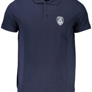 Cavalli Class - Blue Cotton Men Polo Shirt