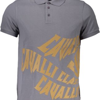 Cavalli Class - Blue Cotton Men Polo Shirt