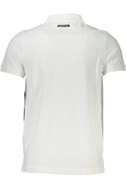 Cavalli Class - White Cotton Men Polo Shirt