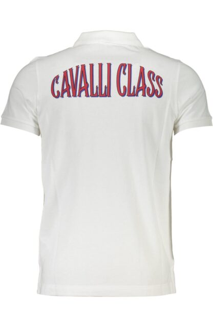 Cavalli Class - White Cotton Men Polo