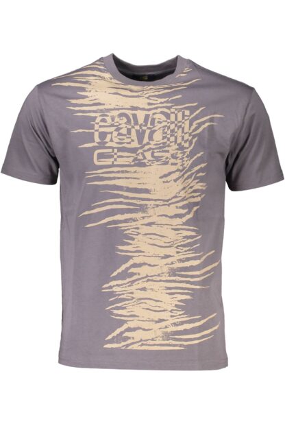 Cavalli Class - Gray Cotton Men T-Shirt