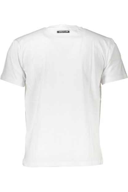 Cavalli Class - White Cotton Men T-Shirt