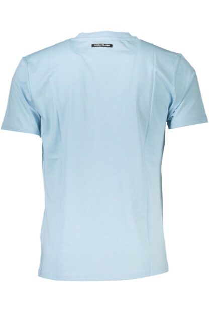 Cavalli Class - Light Blue Cotton Men T-Shirt