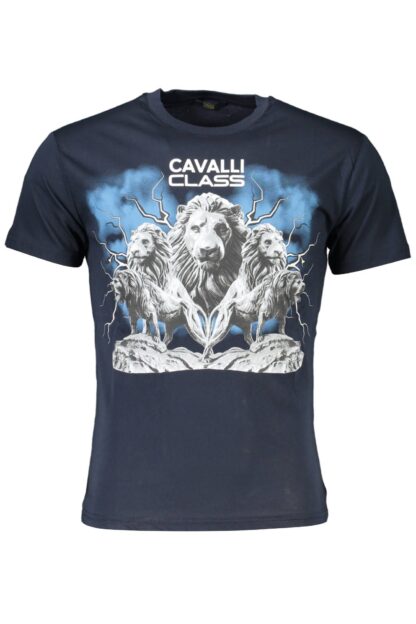 Cavalli Class - Blue Cotton Men T-Shirt