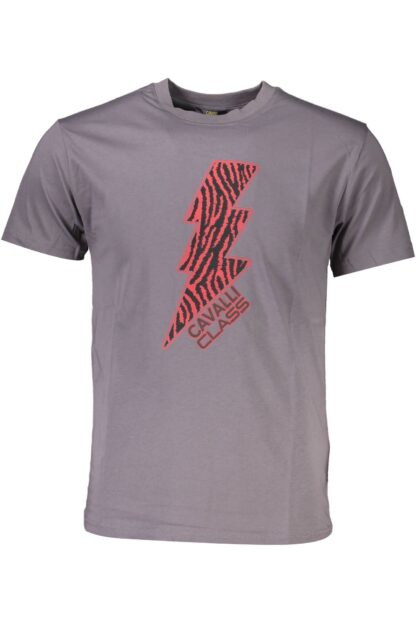 Cavalli Class - Gray Cotton Men T-Shirt