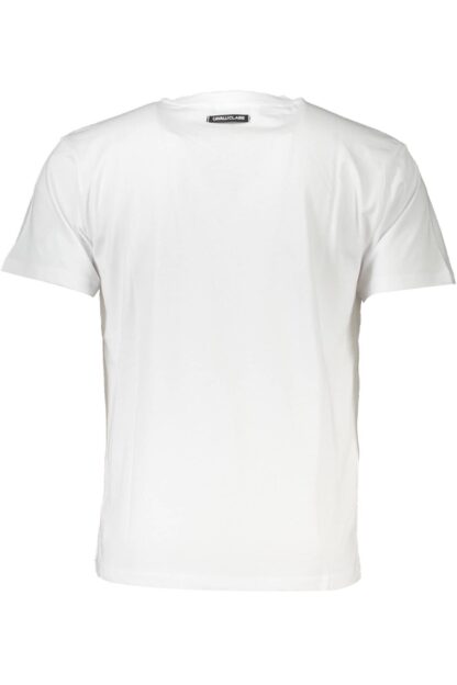 Cavalli Class - White Cotton Men T-Shirt