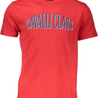 Cavalli Class - White Cotton Men T-Shirt