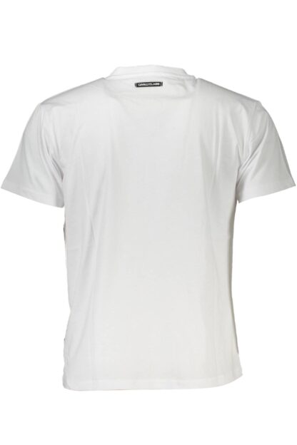 Cavalli Class - White Cotton Men T-Shirt