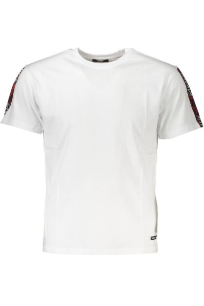 Cavalli Class - White Cotton Men T-Shirt