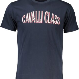 Cavalli Class - White Cotton Men T-Shirt