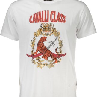 Cavalli Class - Black Cotton Men T-Shirt