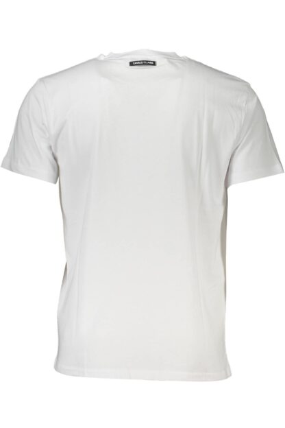 Cavalli Class - White Cotton Men T-Shirt