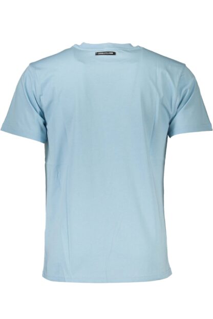 Cavalli Class - Light Blue Cotton Men T-Shirt