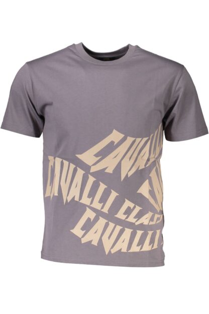 Cavalli Class - Gray Cotton Men T-Shirt