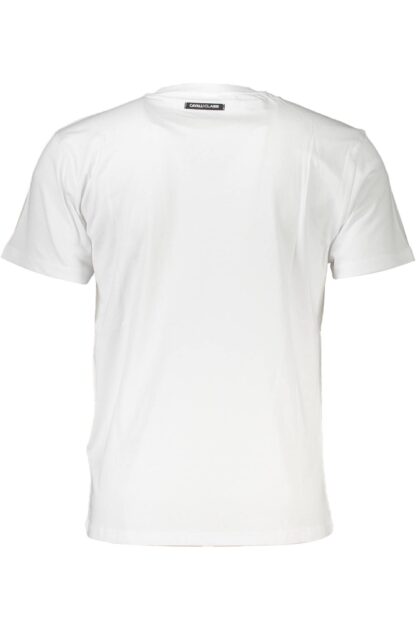 Cavalli Class - White Cotton Men TShirt