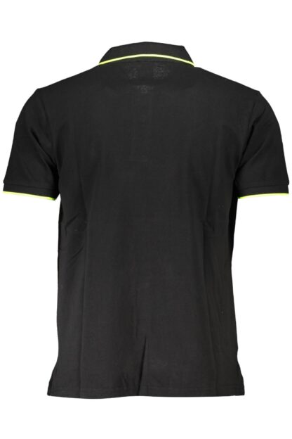 U.S. Grand Polo - Black Cotton Men Polo Shirt