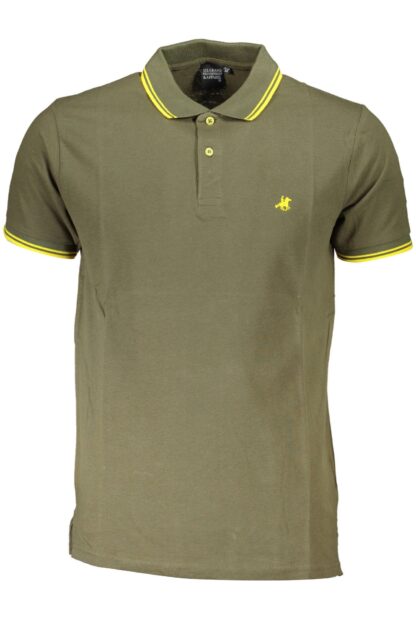 U.S. Grand Polo - Green Cotton Men Polo Shirt