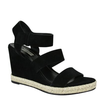 Balenciaga - Balenciaga Women's Wedge Platform Black Suede Sandals