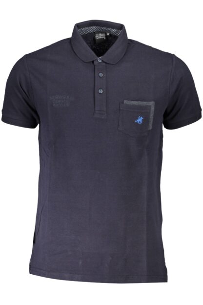 U.S. Grand Polo - Blue Cotton Men Polo Shirt