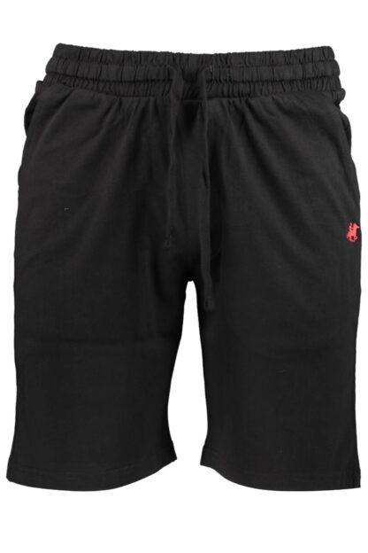 U.S. Grand Polo - Black Cotton Men Short