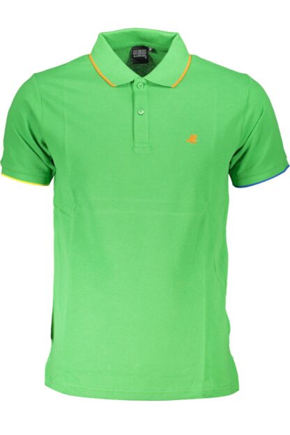 U.S. Grand Polo - Green Cotton Men Polo Shirt