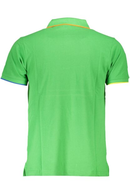 U.S. Grand Polo - Green Cotton Men Polo Shirt