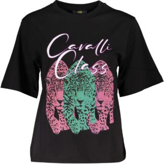 Cavalli Class - Pink Cotton Women T-Shirt