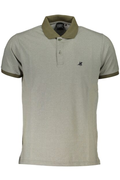 U.S. Grand Polo - Green Cotton Men Polo Shirt