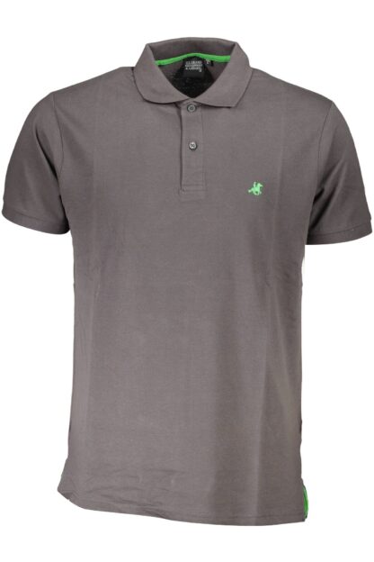 U.S. Grand Polo - Gray Cotton Men Polo Shirt