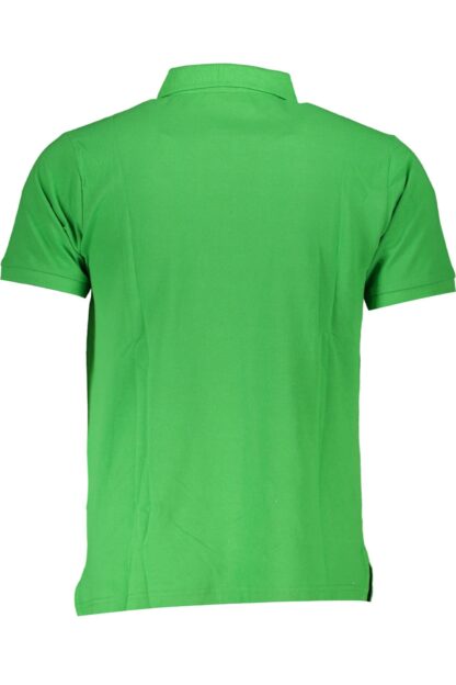 U.S. Grand Polo - Green Cotton Men Polo Shirt