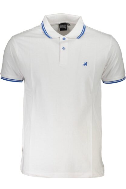 U.S. Grand Polo - White Cotton Men Polo Shirt