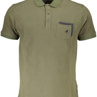 U.S. Grand Polo - Blue Cotton Men Polo Shirt