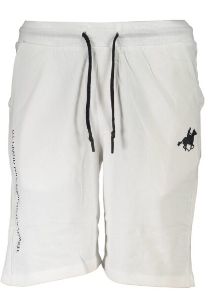 U.S. Grand Polo - White Cotton Men Short