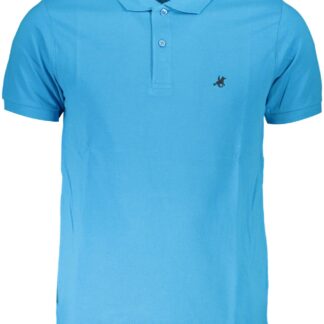 U.S. Grand Polo - Blue Cotton Men Polo Shirt