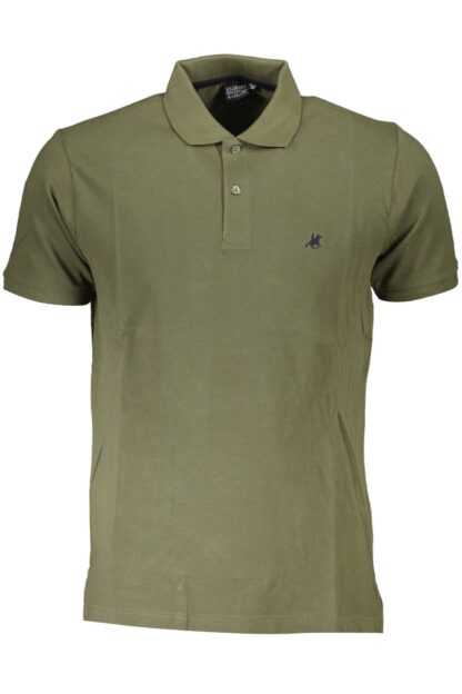 U.S. Grand Polo - Green Cotton Men Polo Shirt