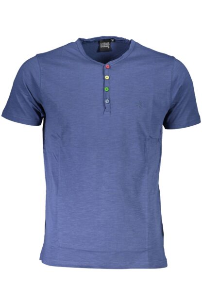 U.S. Grand Polo - Blue Cotton Men T-Shirt