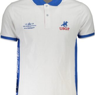 U.S. Grand Polo - Blue Cotton Men Polo