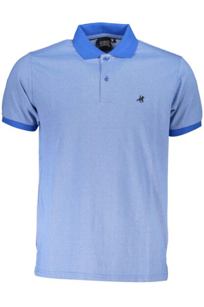 U.S. Grand Polo - Blue Cotton Men Polo Shirt