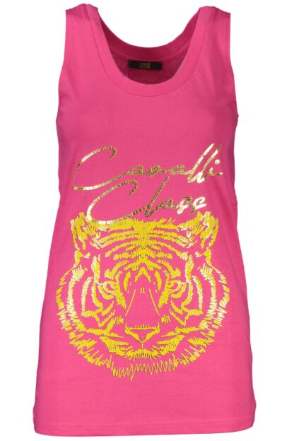 Cavalli Class - Pink Cotton Women Top