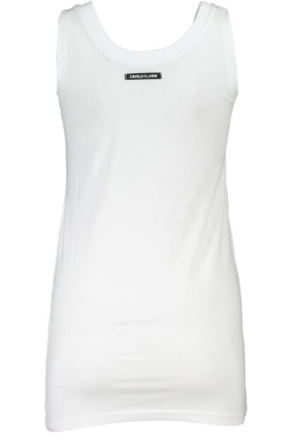 Cavalli Class - White Cotton Women Top