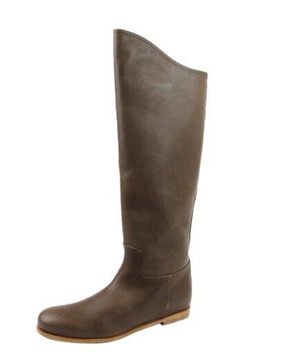 Bottega Veneta - Women's Brown Leather Tall Boots