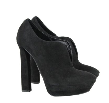 Bottega Veneta - Black Suede Platform Boot Black