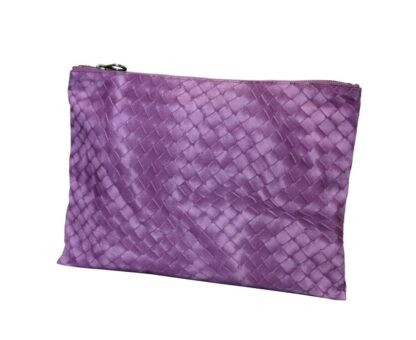 Bottega Veneta - Women's Medium Purple Pouch Cosmetic Bag