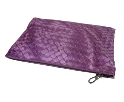 Bottega Veneta - Women's Medium Purple Pouch Cosmetic Bag